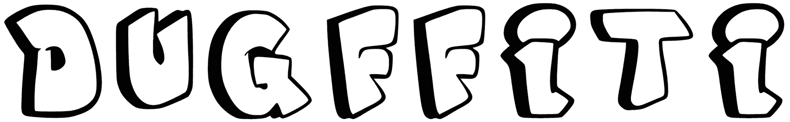 Dugffiti Font