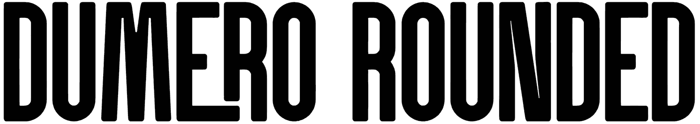 Dumero Rounded Font