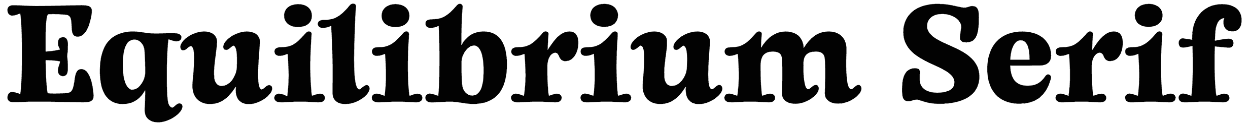 Equilibrium Serif Font