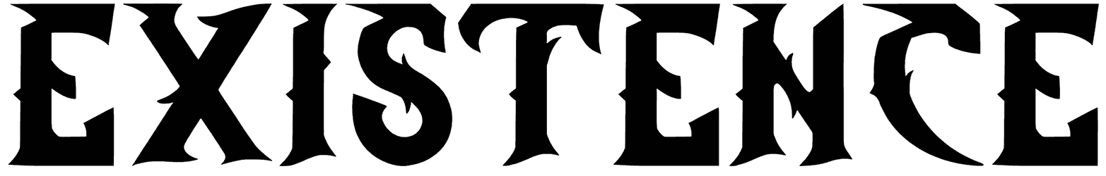 Existence Font