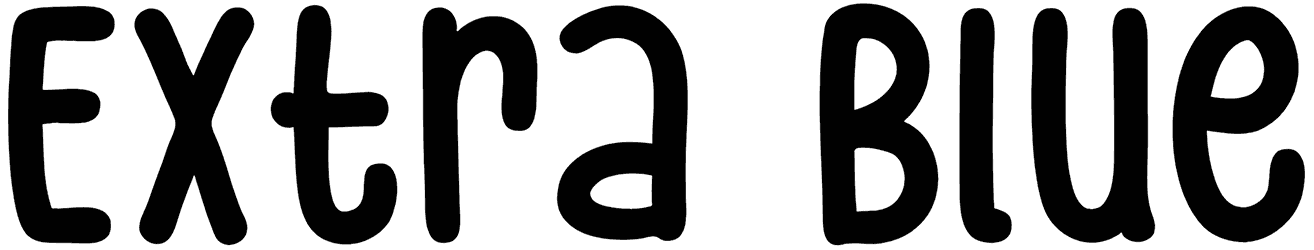 Extra Blue Font