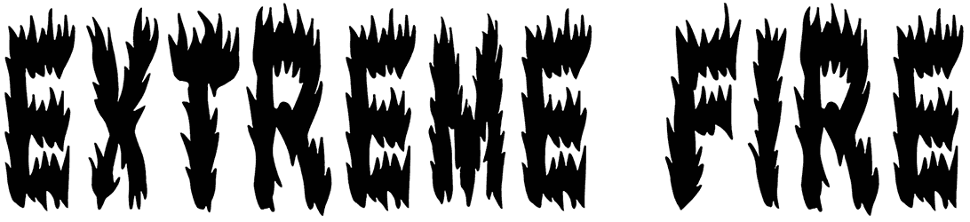 Extreme Fire Font