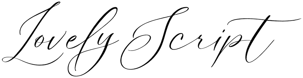 Lovely Script Font