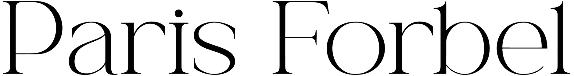Paris Forbel Font