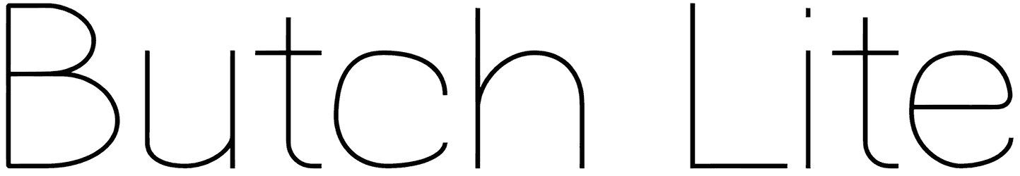 SP Butch Lite Font