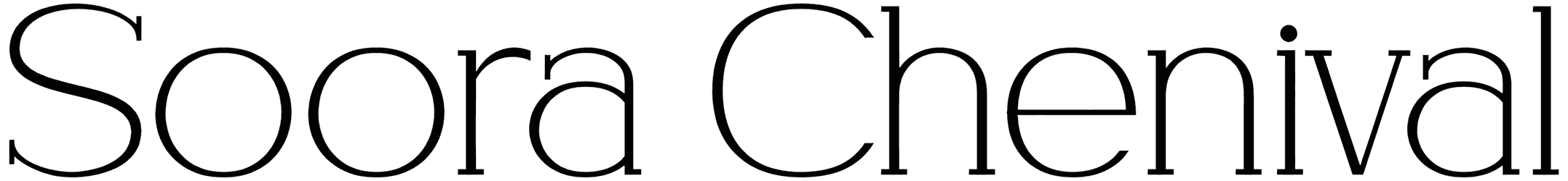 Soora Chenival Font