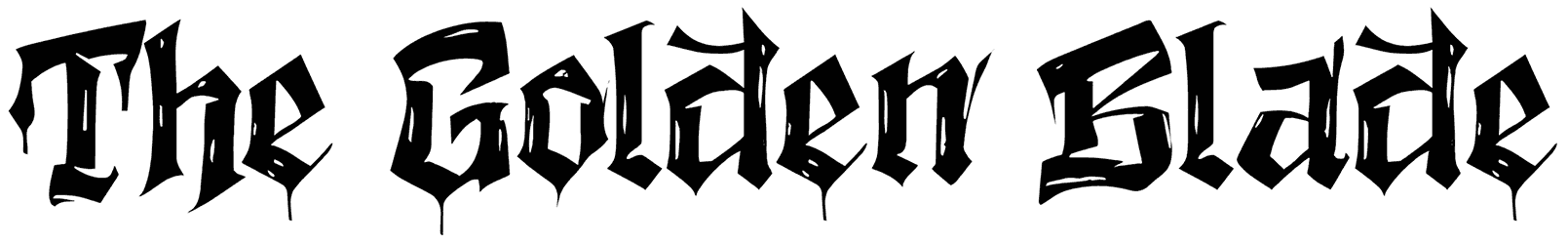 The Golden Blade Font