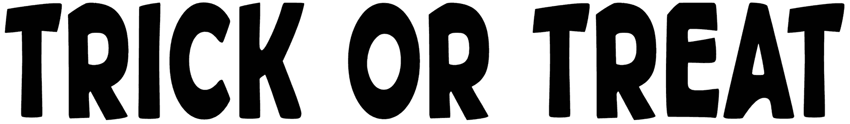 Trick Or Treat Font