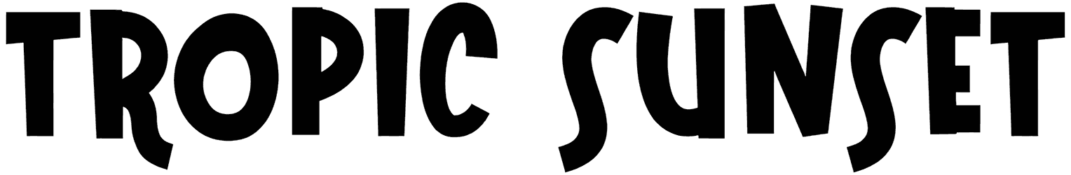 Tropic Sunset Font