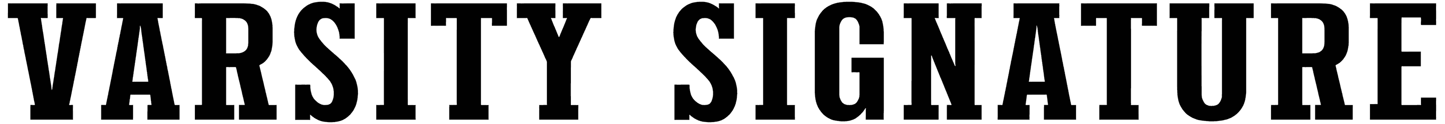Varsity Signature Slab Serif Font