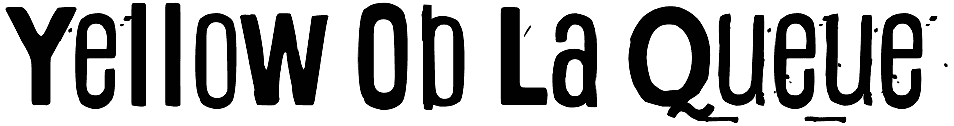 Yellow Ob La Queue Font