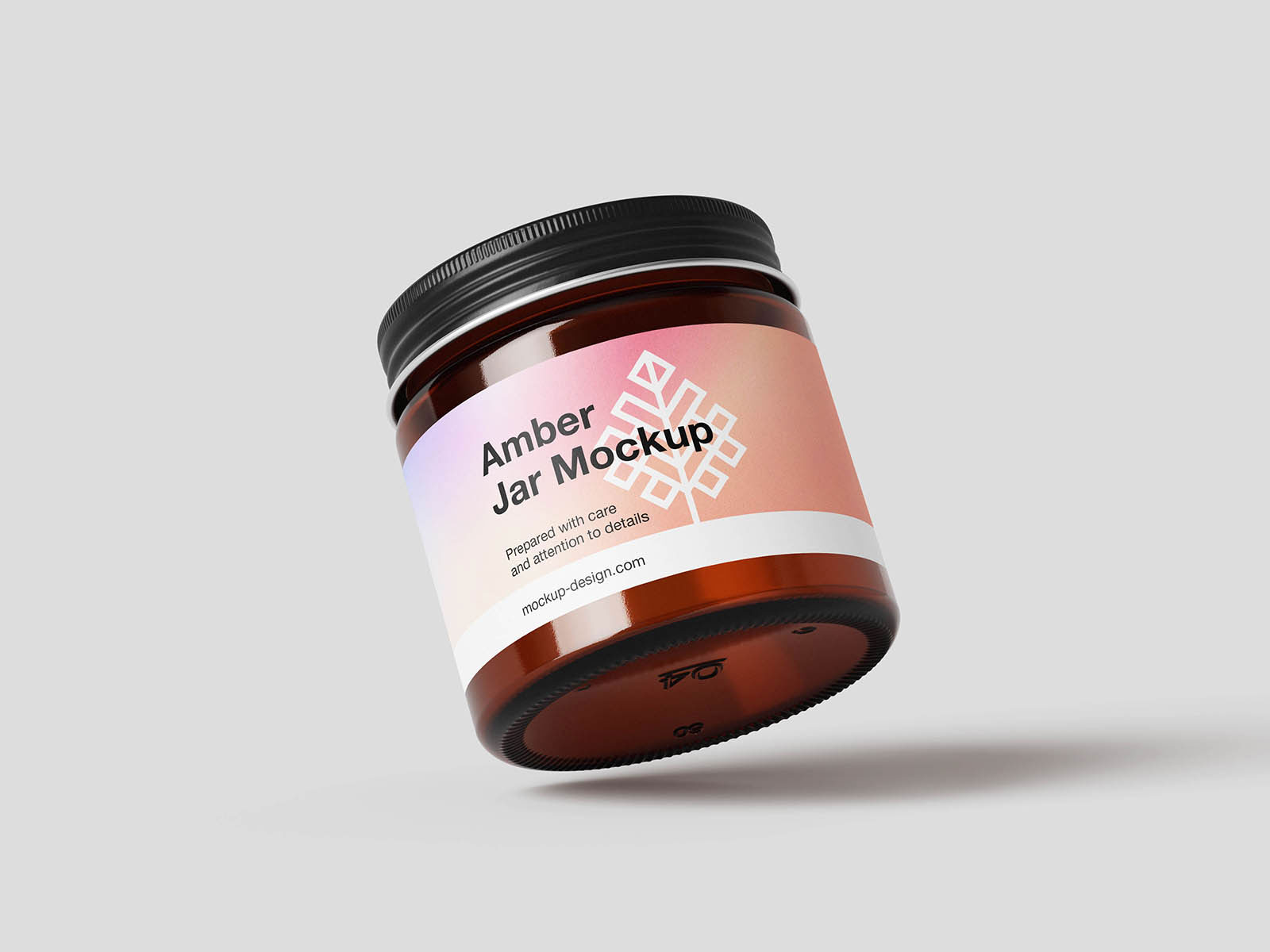Free Amber Jar Mockup Collection PSD Template
