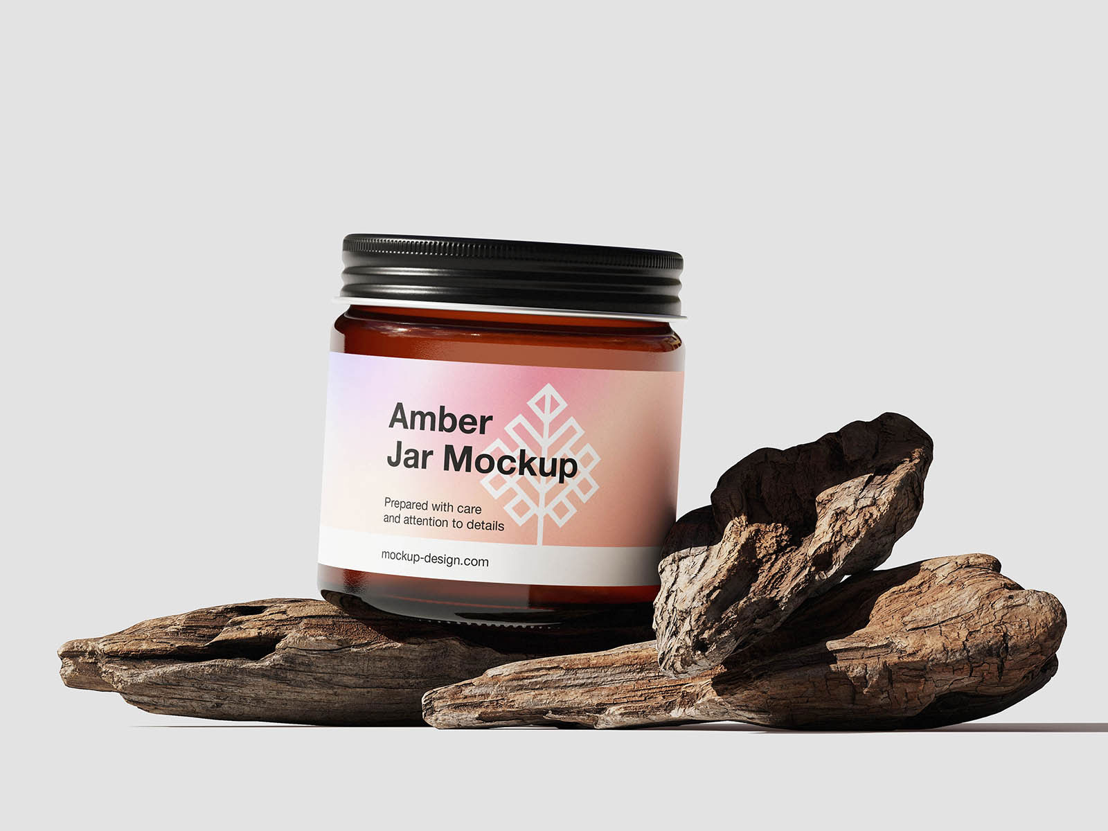 Free Amber Jar Mockup Collection PSD Template