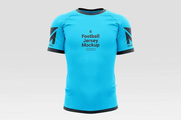 Free Football Jersey Mockup PSD Template