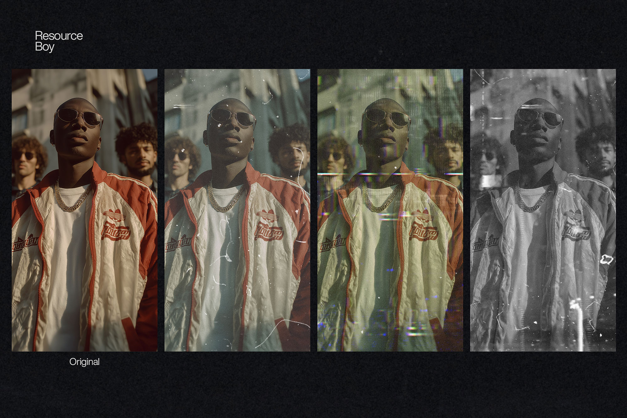 100 VHS Photoshop Brushes preview