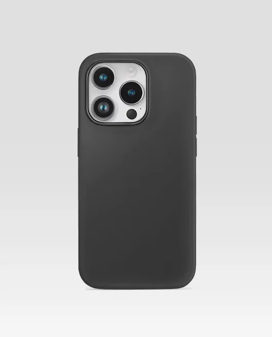 Free iPhone 15 Pro Silicone Case Mockup PSD Template