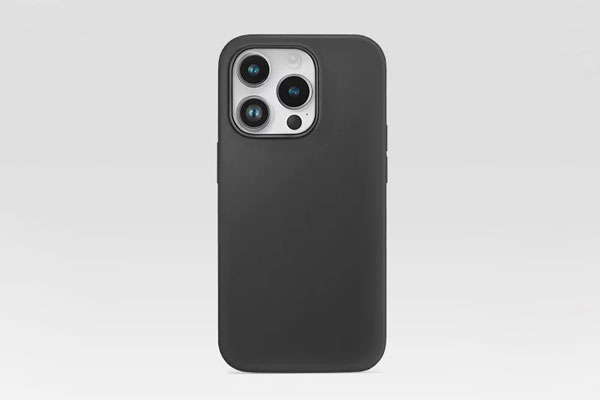 Free iPhone 15 Pro Silicone Case Mockup PSD Template