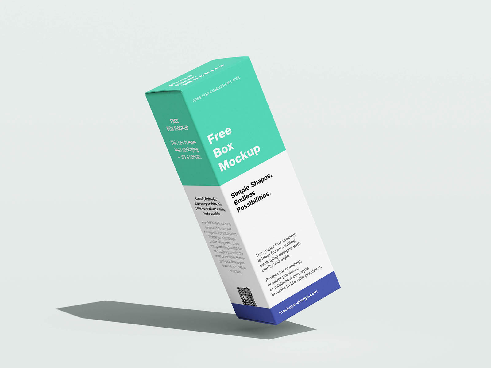 Free Minimal Box Mockup PSD Template