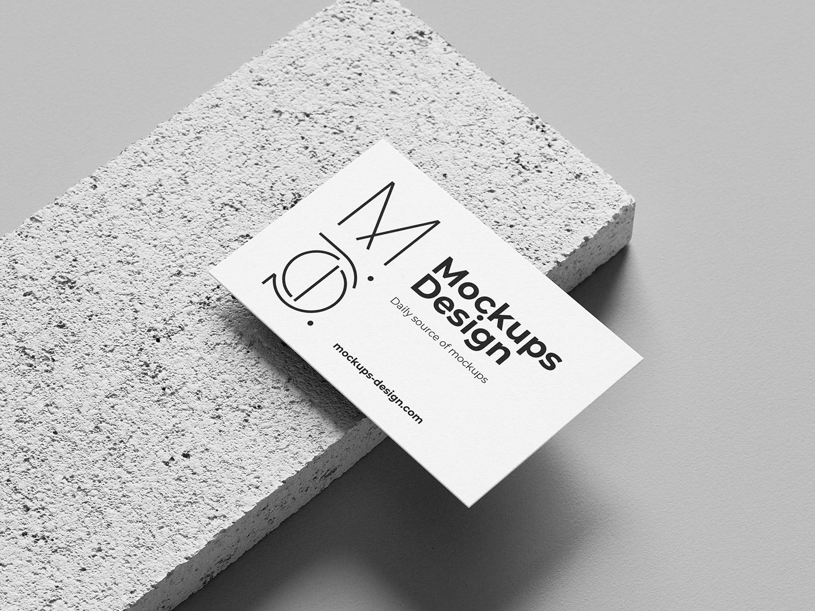 Free Minimalist Business Card Mockup Set PSD Template