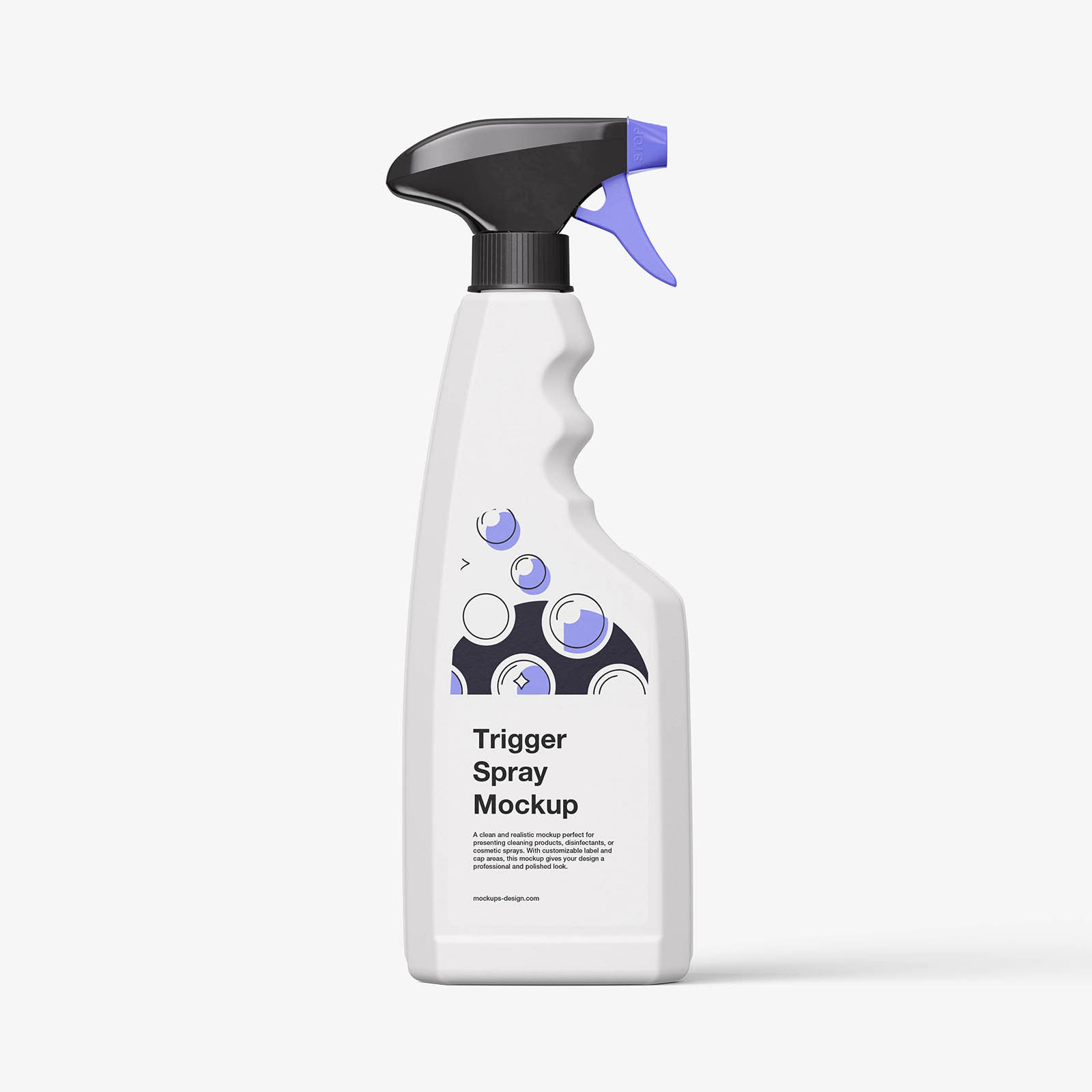 Free Realistic Trigger Spray Mockup PSD Template