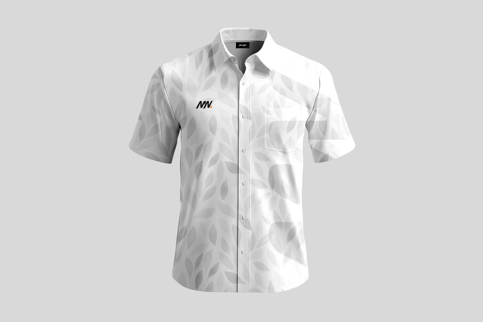Free Short Sleeve Shirt Mockup PSD Template