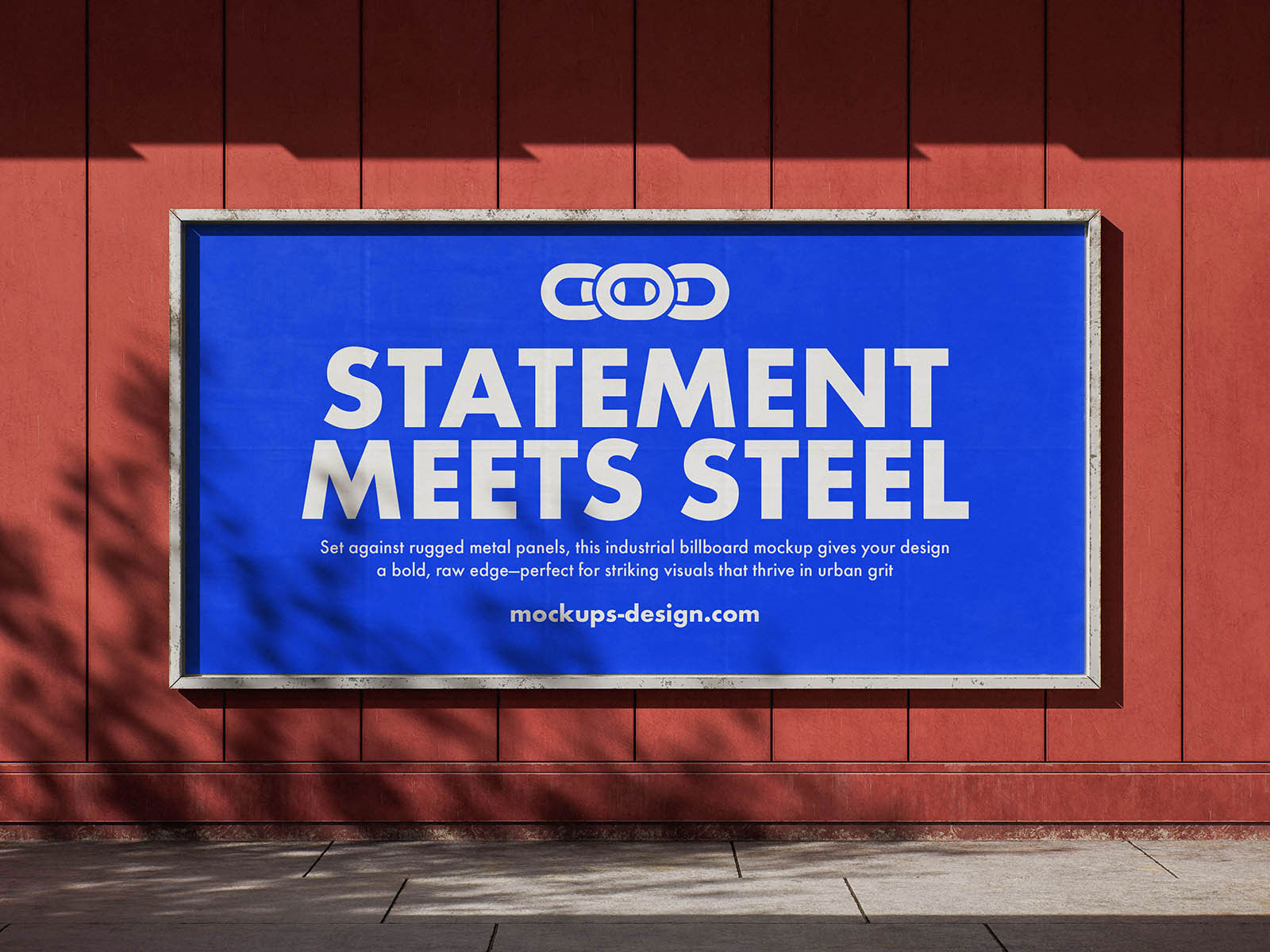Free Two Industrial Billboard Mockups PSD Template