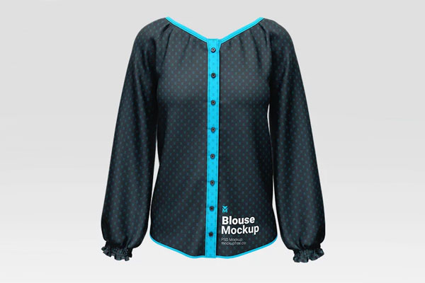 Free Womens Blouse Mockup PSD Template