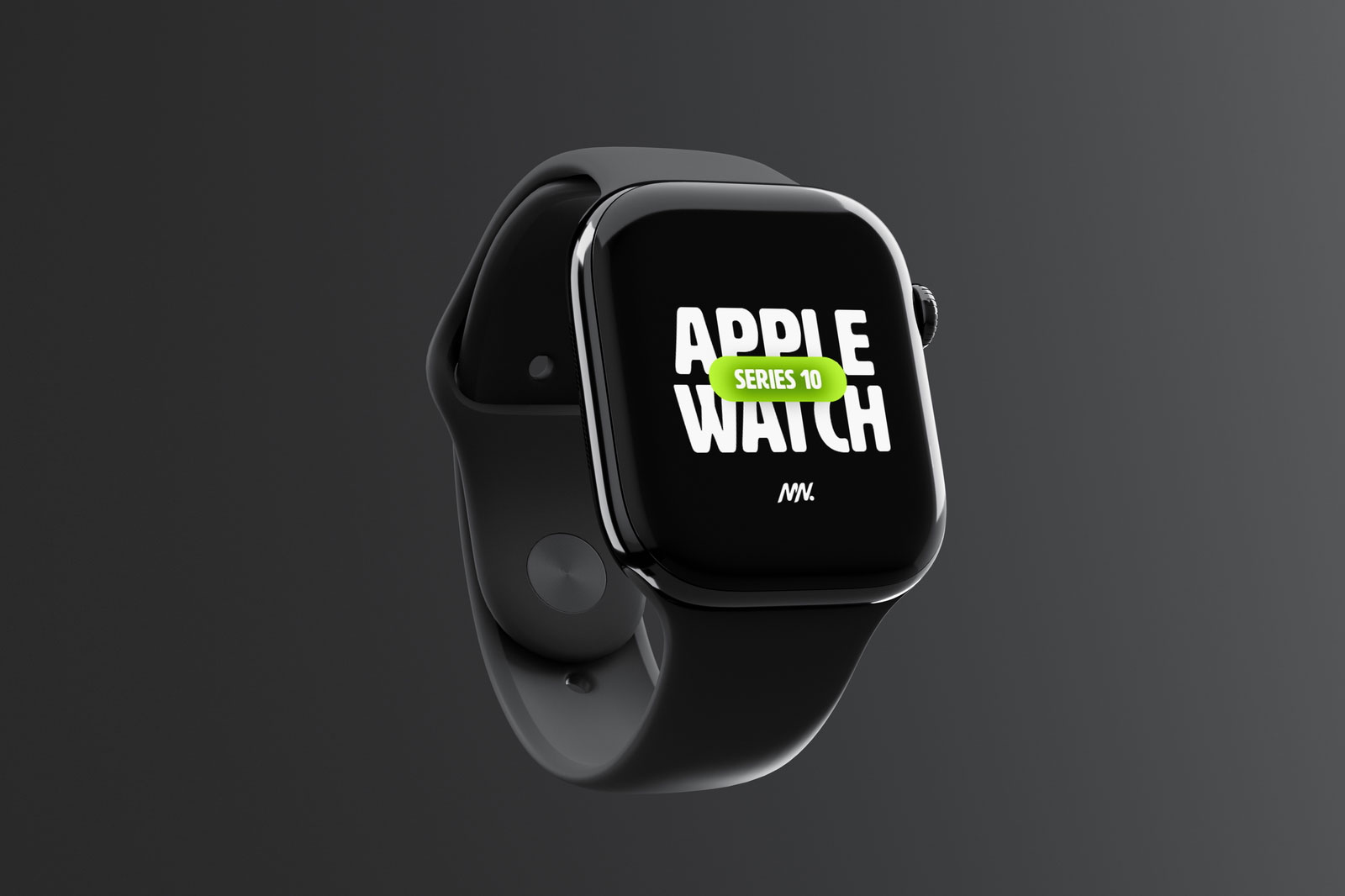 Free Apple Watch Series 10 Mockup PSD Template