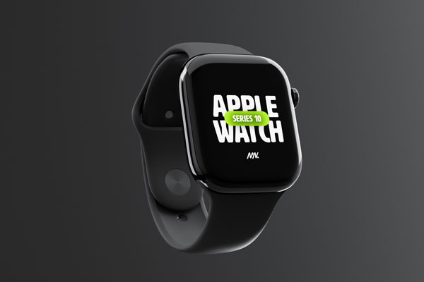 Free Apple Watch Series 10 Mockup PSD Template