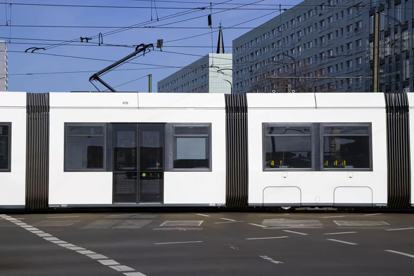 Free City Tram Mockup PSD Template