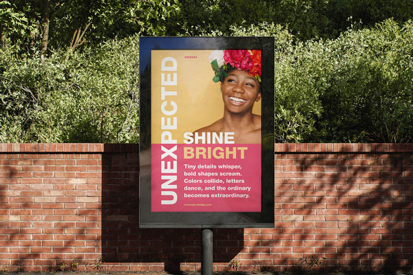 Free Citylight Poster Mockup PSD Template