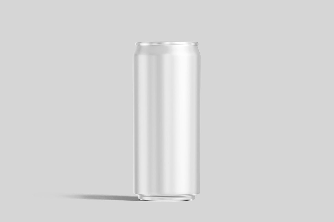Free Narrow Can Mockup PSD Template