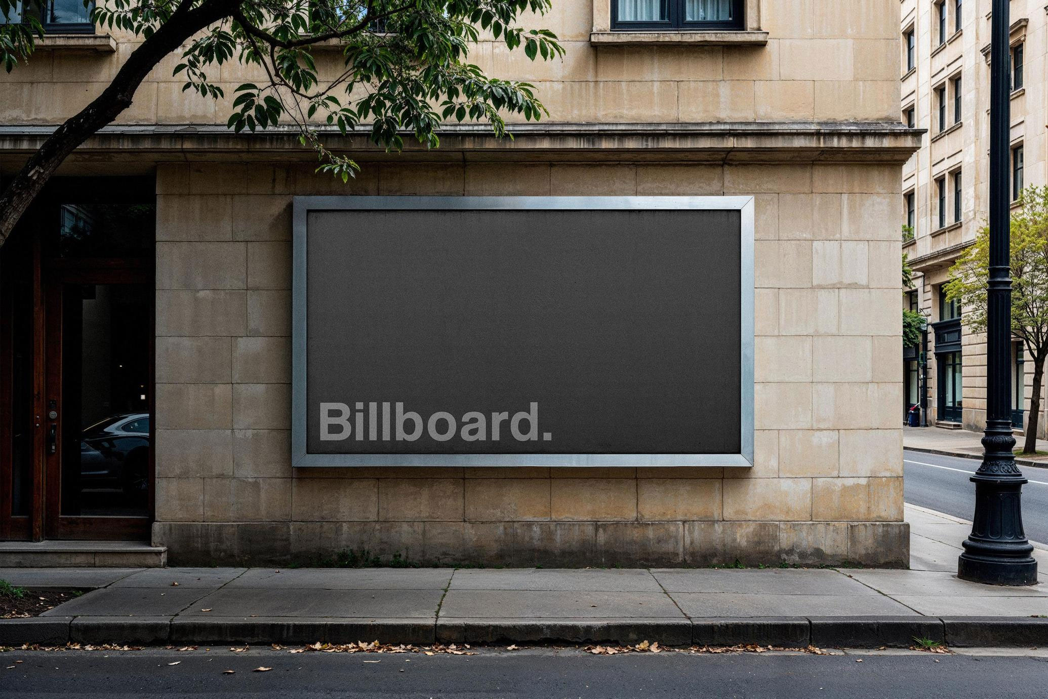 Free Outdoor Urban Banner Mockup PSD Template