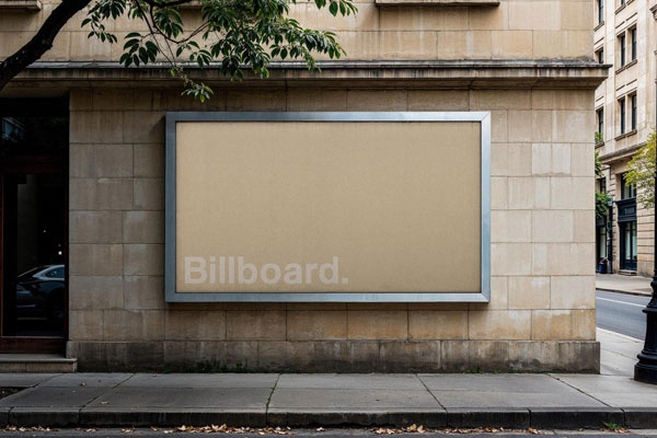 Free Outdoor Urban Banner Mockup PSD Template