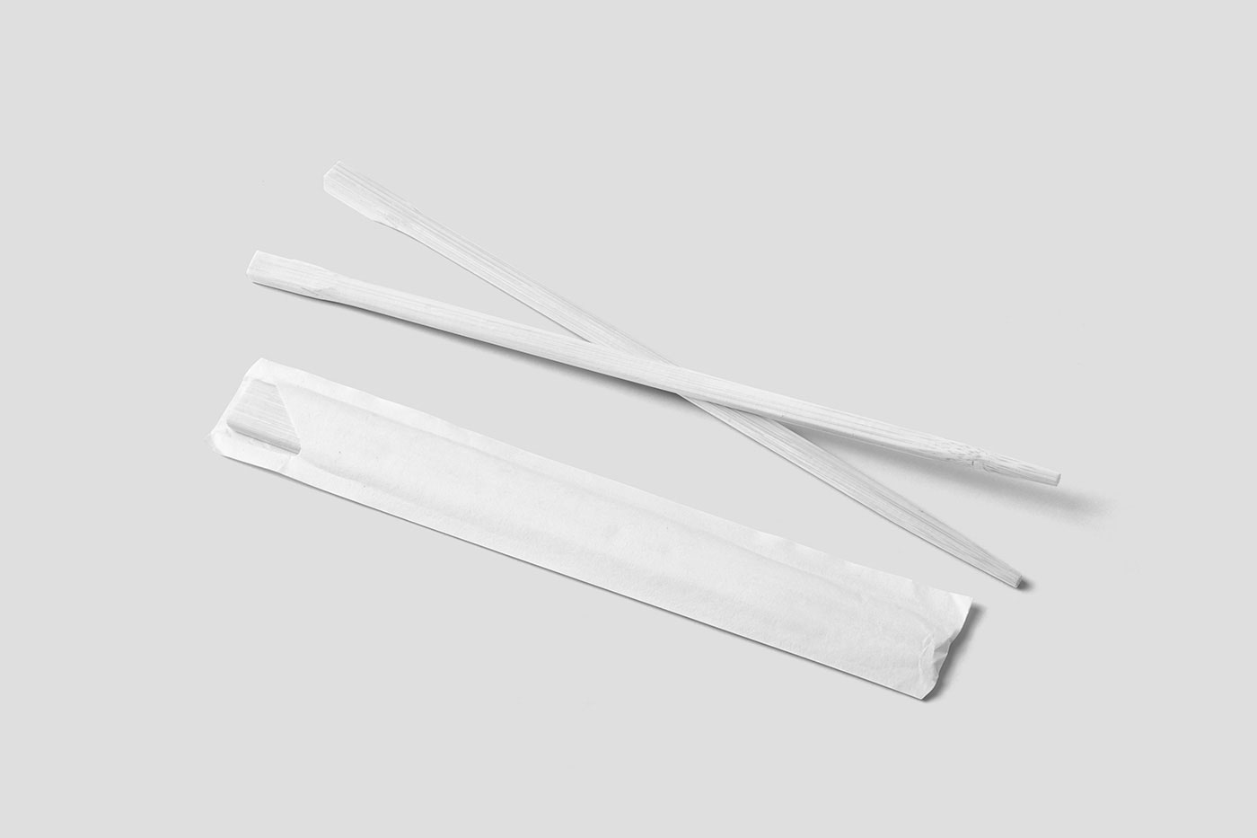 Free Perspective Chinese Chopsticks Mockup PSD Template