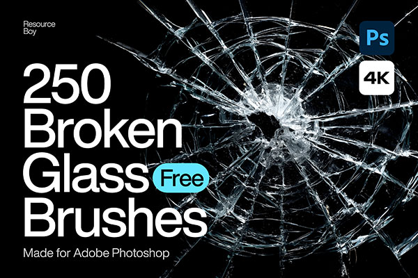 250 Free Broken Glass Photoshop Brushes - Resource Boy