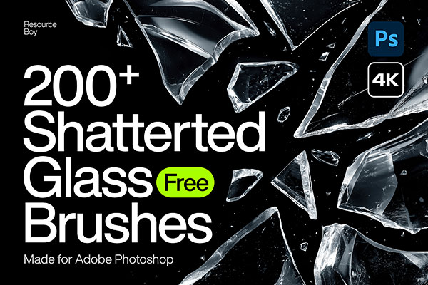 200+ Free Shattered Glass Photoshop Brushes - Resource Boy