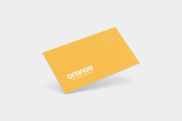 Free Simple Business Card Mockup PSD Template