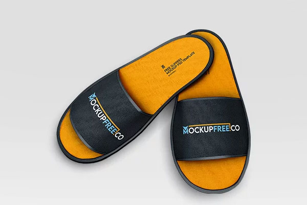 Free Slippers Mockup PSD Template