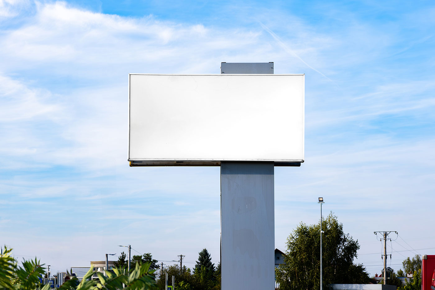 Free Standing Signage Mockup PSD Template