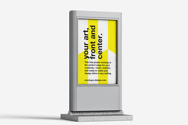 Free Urban Citylight Mockup PSD Template