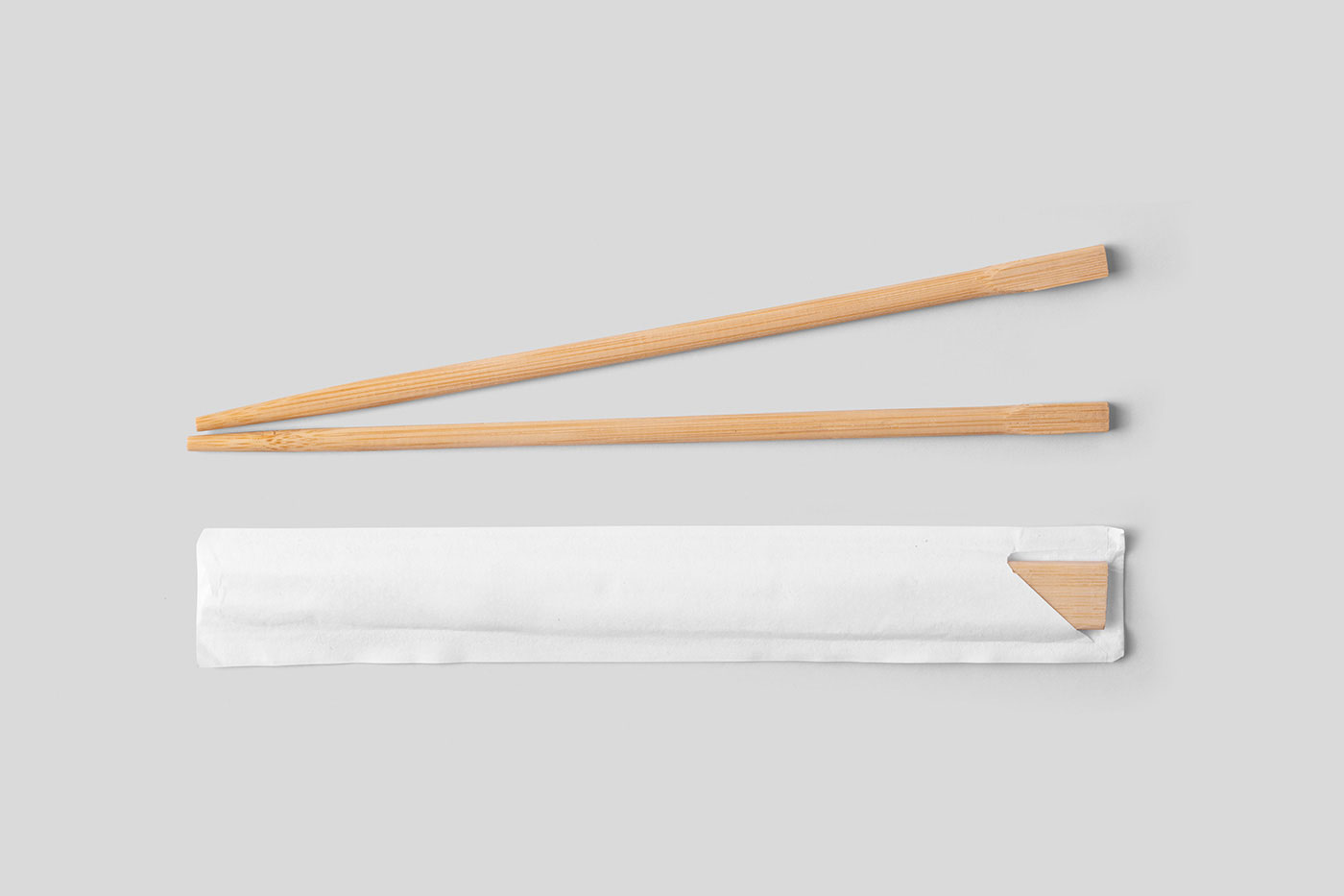 Free Wooden Chopstick Mockup PSD Template