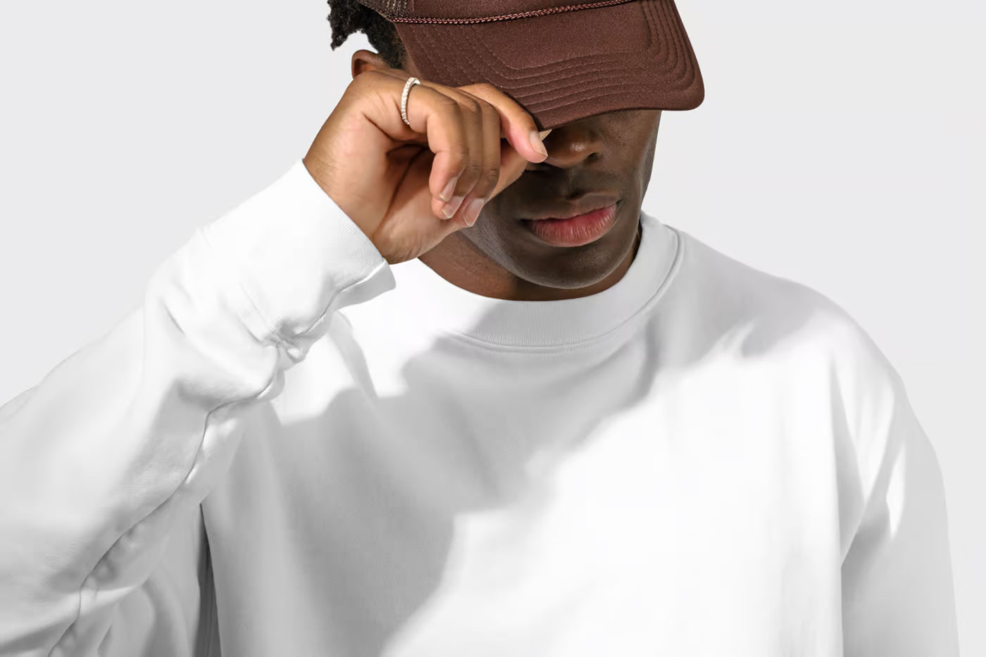 Free Zoom Sweatshirt Mockup PSD Template