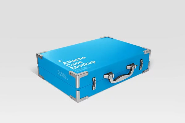 Free Attache Case Mockup PSD Template