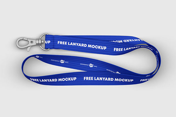 Free Lanyard Mockup PSD Template