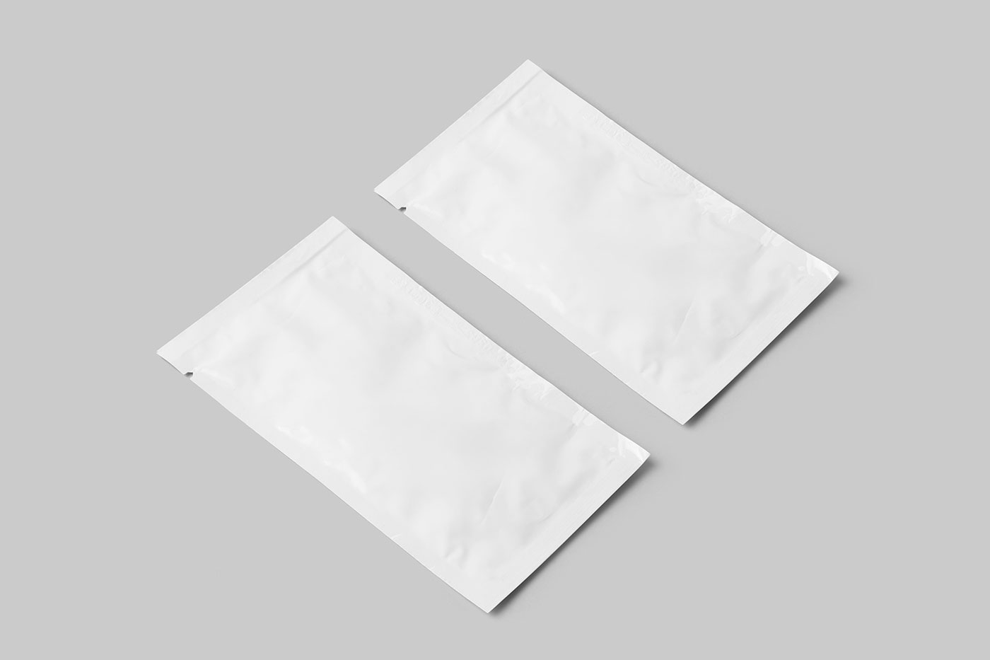 Free Perspective Cosmetic Sachet Mockups PSD Template
