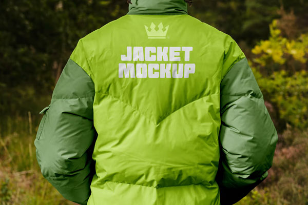 Free Winter Jacket Mockup PSD Template