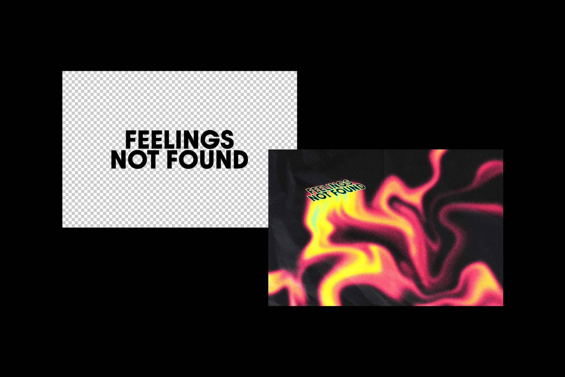 Free Melting Plasma Text Effect / Logo Mockup PSD Template