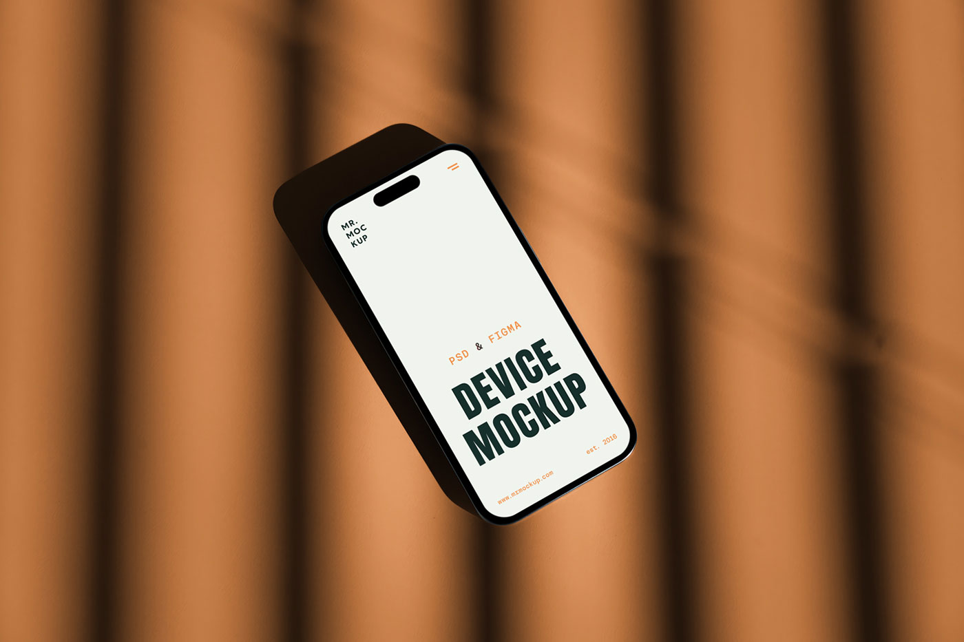 Free Apple iPhone Pro Mockup PSD Template