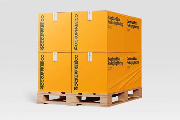 Free Cardboard Box Packaging Mockup PSD Template